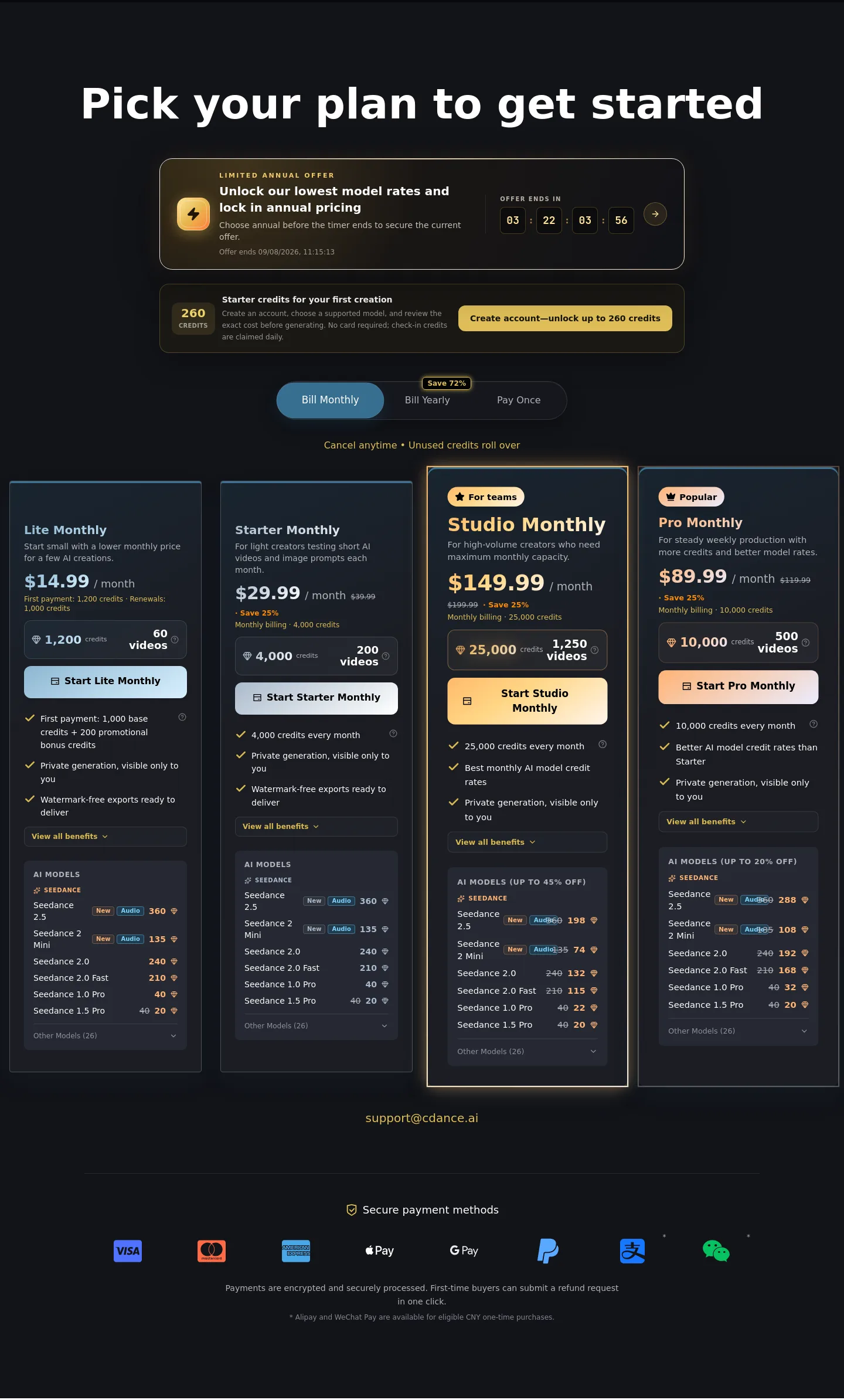 cdance.ai — Features