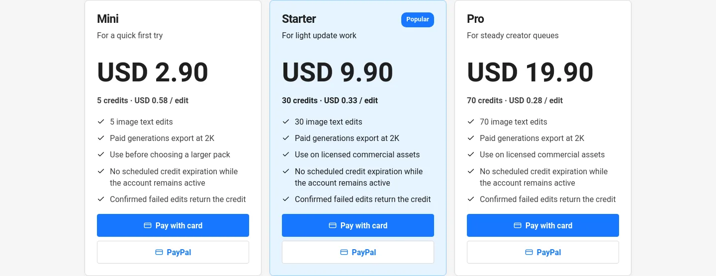 changetextimage.com — Features