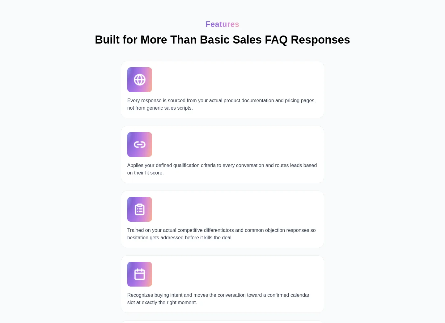 chatflow.co — a real FAQ section