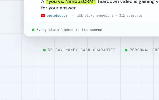 Guarantee element from chattersift.com