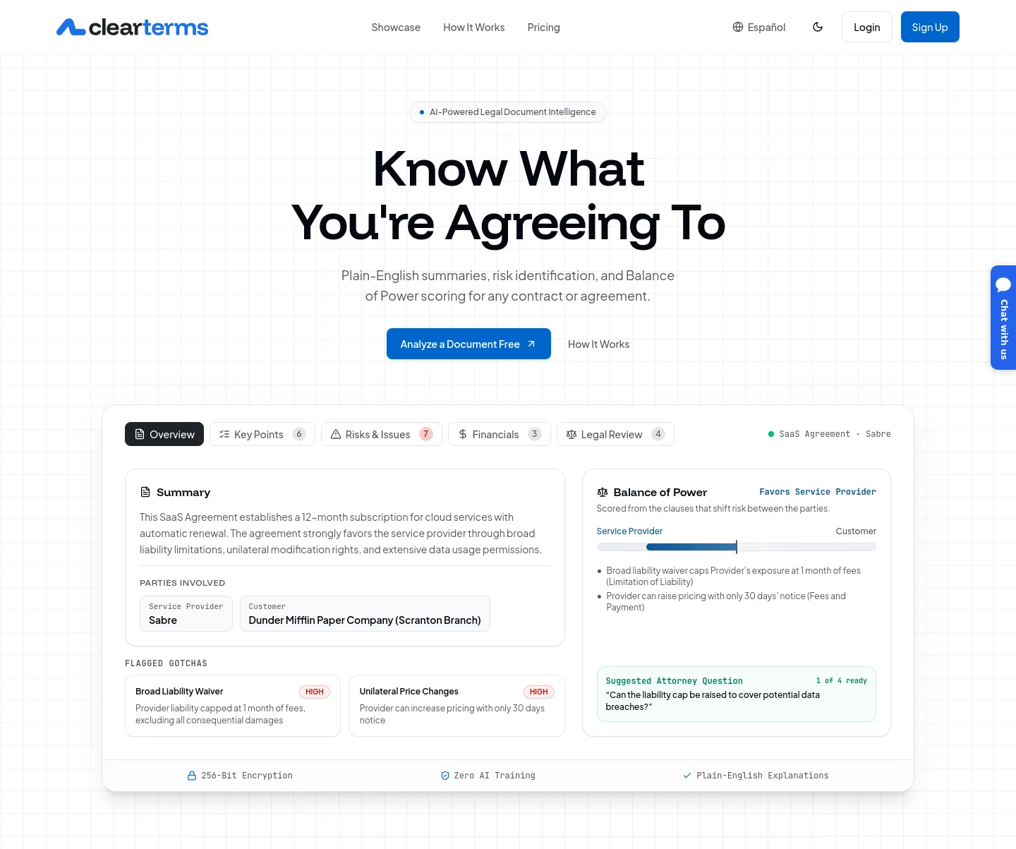 clearterms.co — The Pricing Page