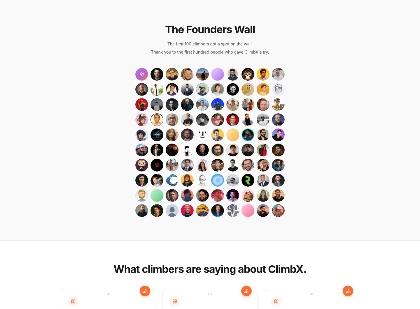 climbx.so Logo Wall section
