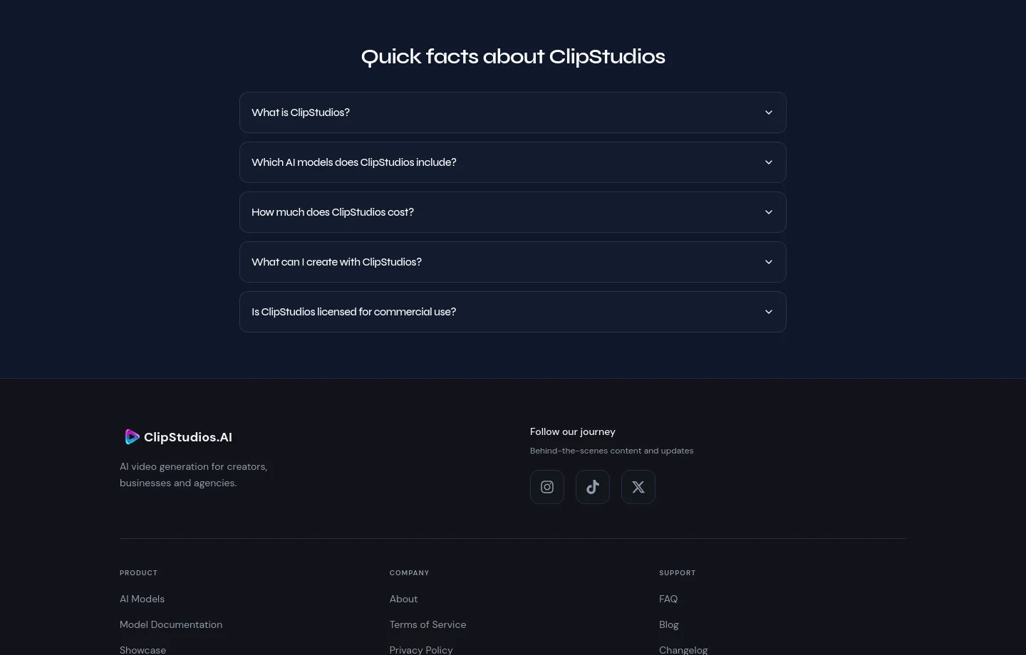 clipstudios.ai — FAQ