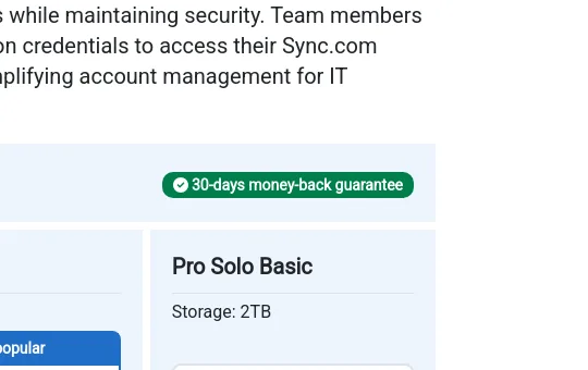 Guarantee element from cloudwards.net