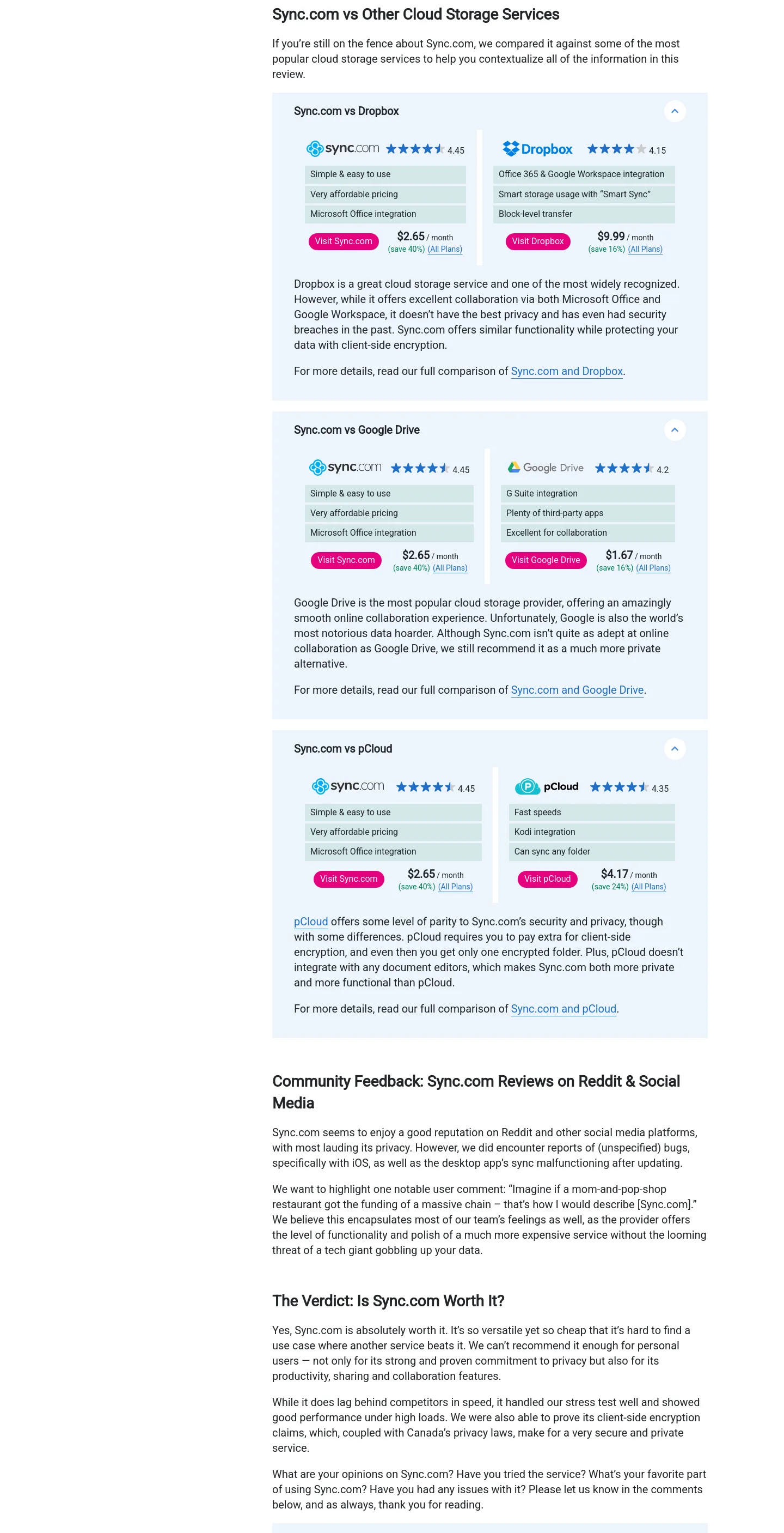 cloudwards.net — Pricing