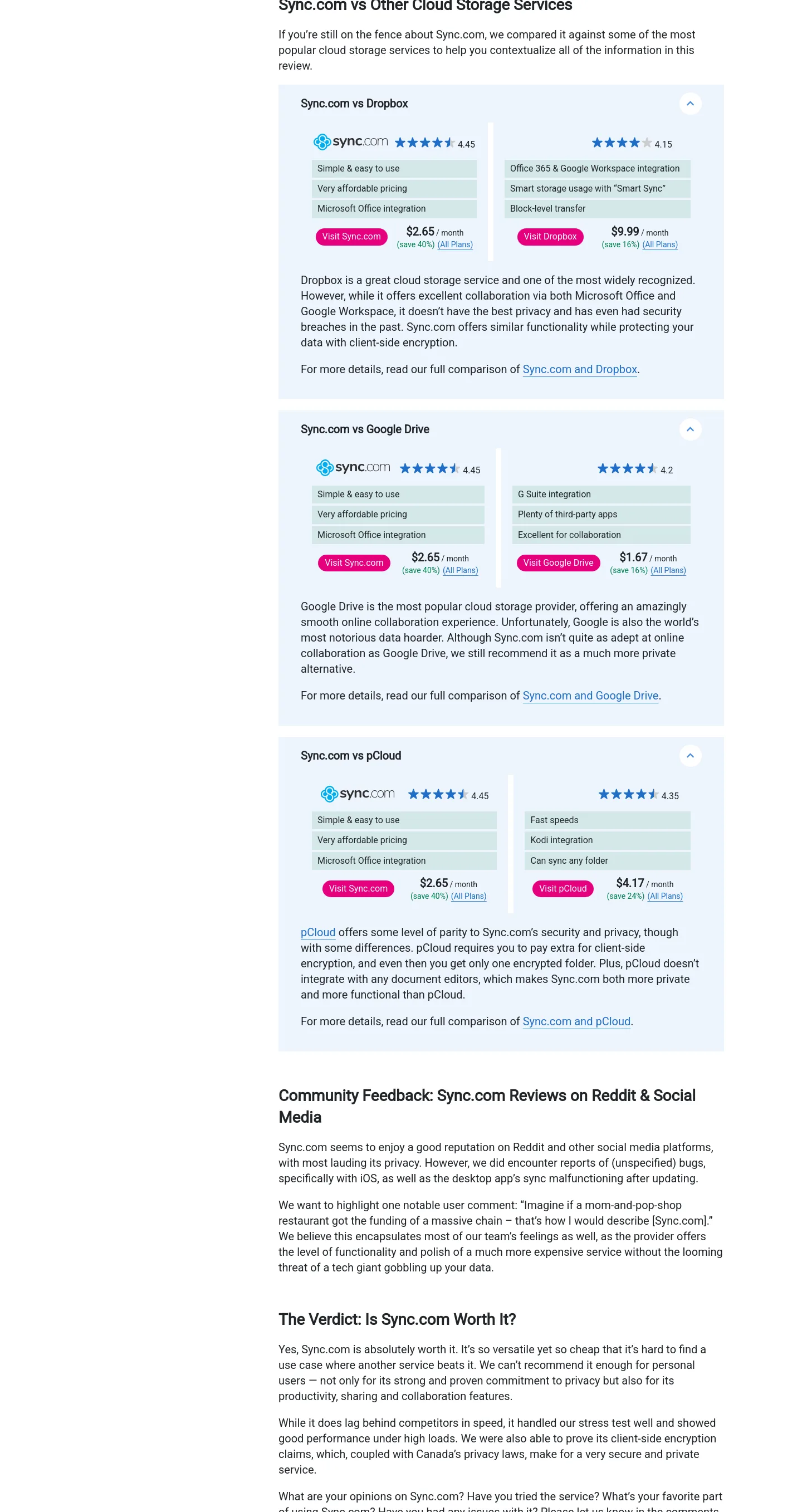 cloudwards.net — Pricing