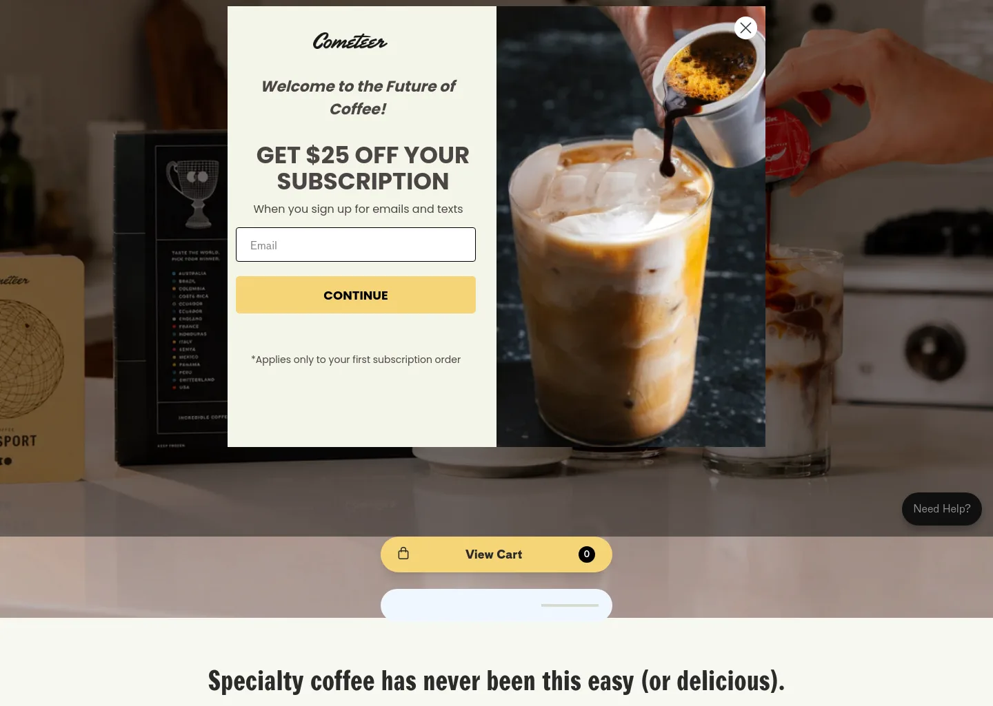 cometeer.com — Hero