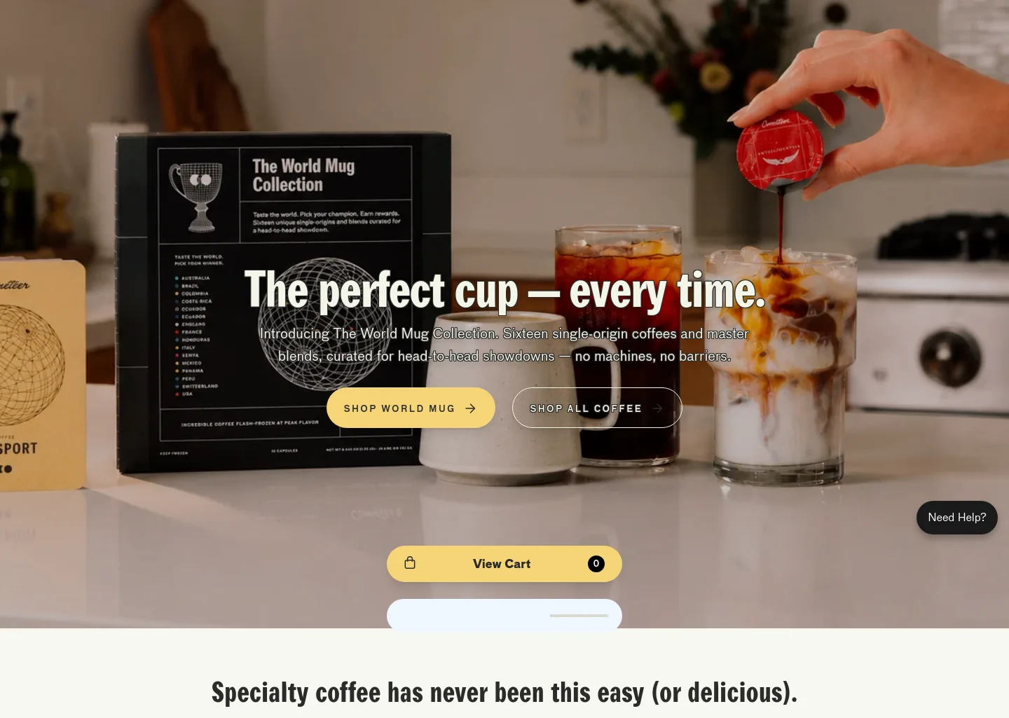 cometeer.com — Hero