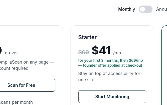 Price anchor element from compliascan.com