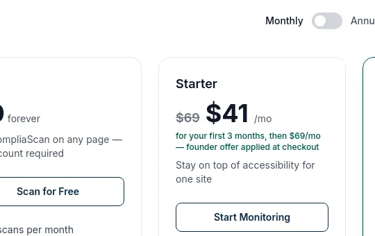 Price anchor element from compliascan.com