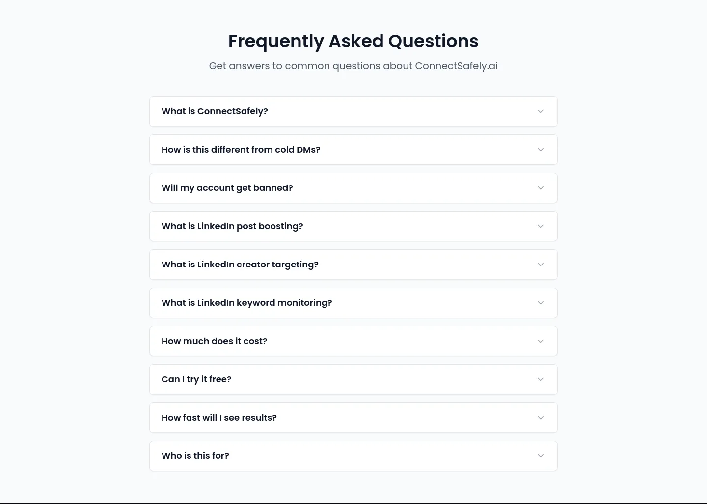 connectsafely.ai — FAQ