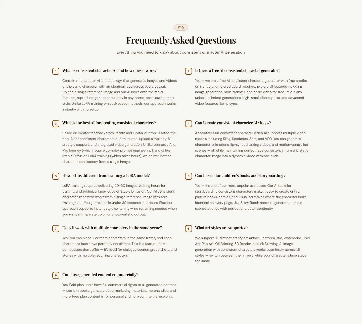 consistent-character-ai.com — FAQ