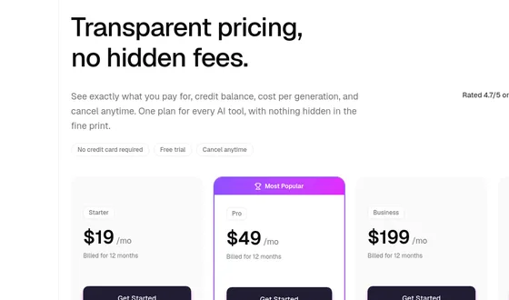 No credit card element from content24.ai