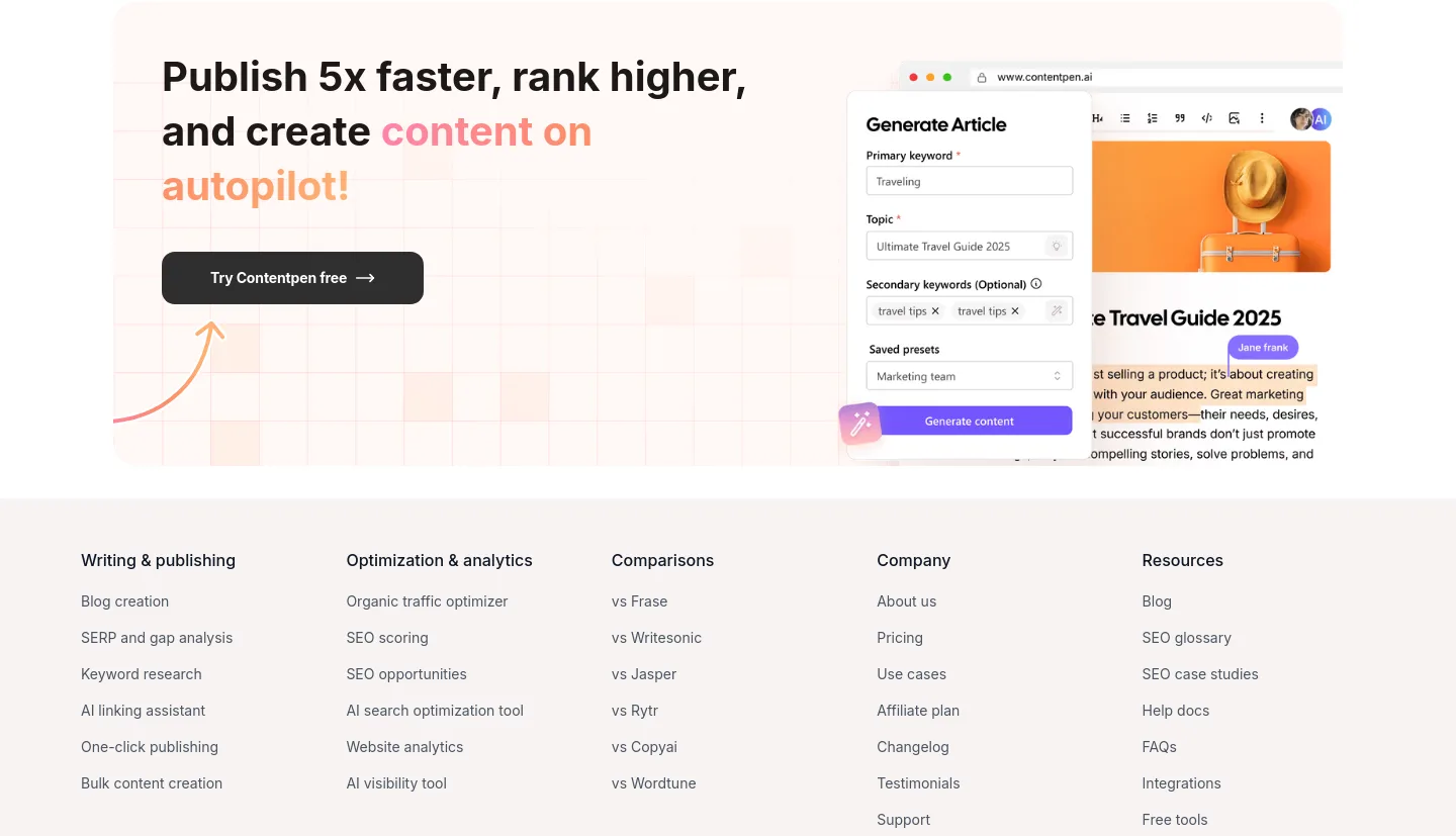 contentpen.ai — CTA