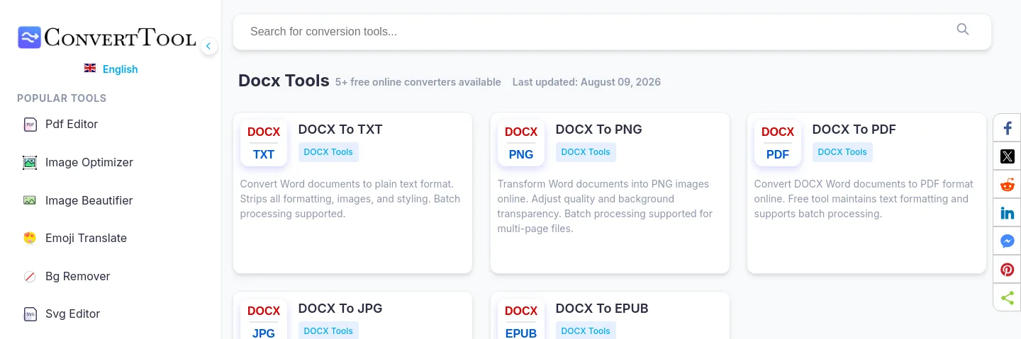 converttool.org — a measured funnel