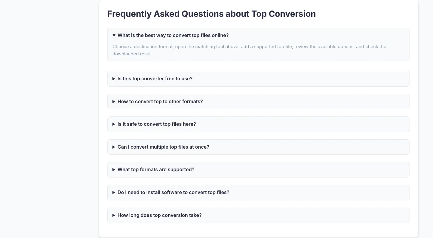 converttool.org — FAQ