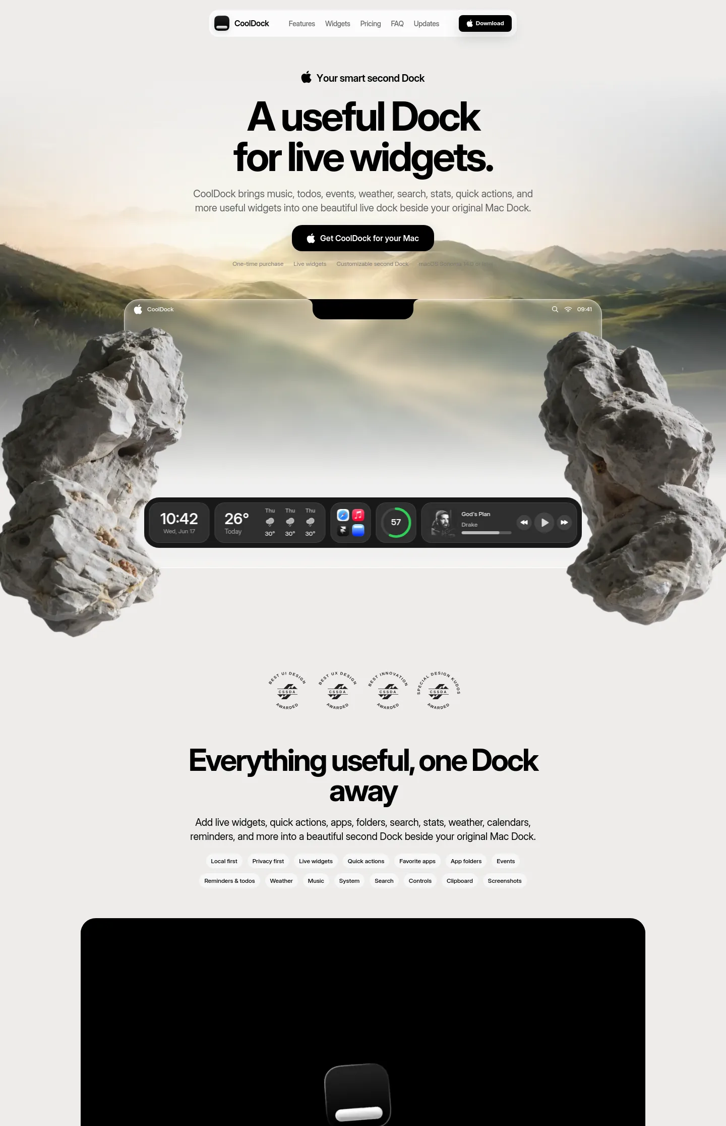 cooldock.app — a measured funnel