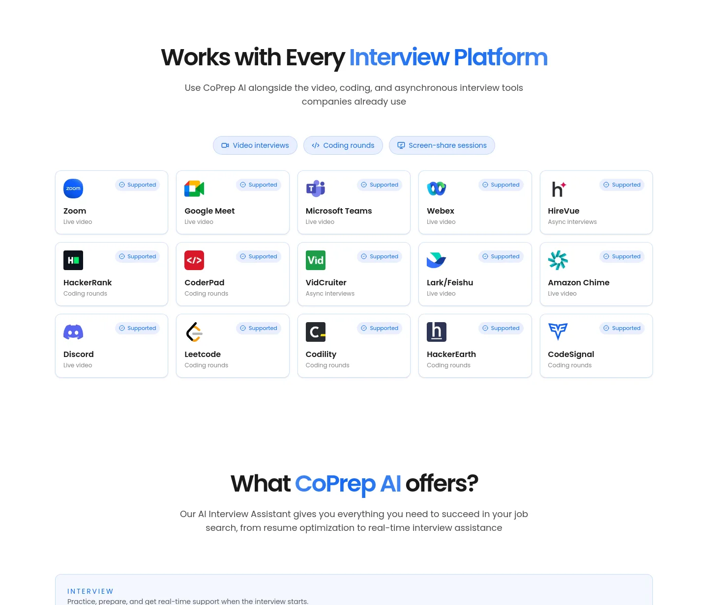 coprep.ai — Logo Wall