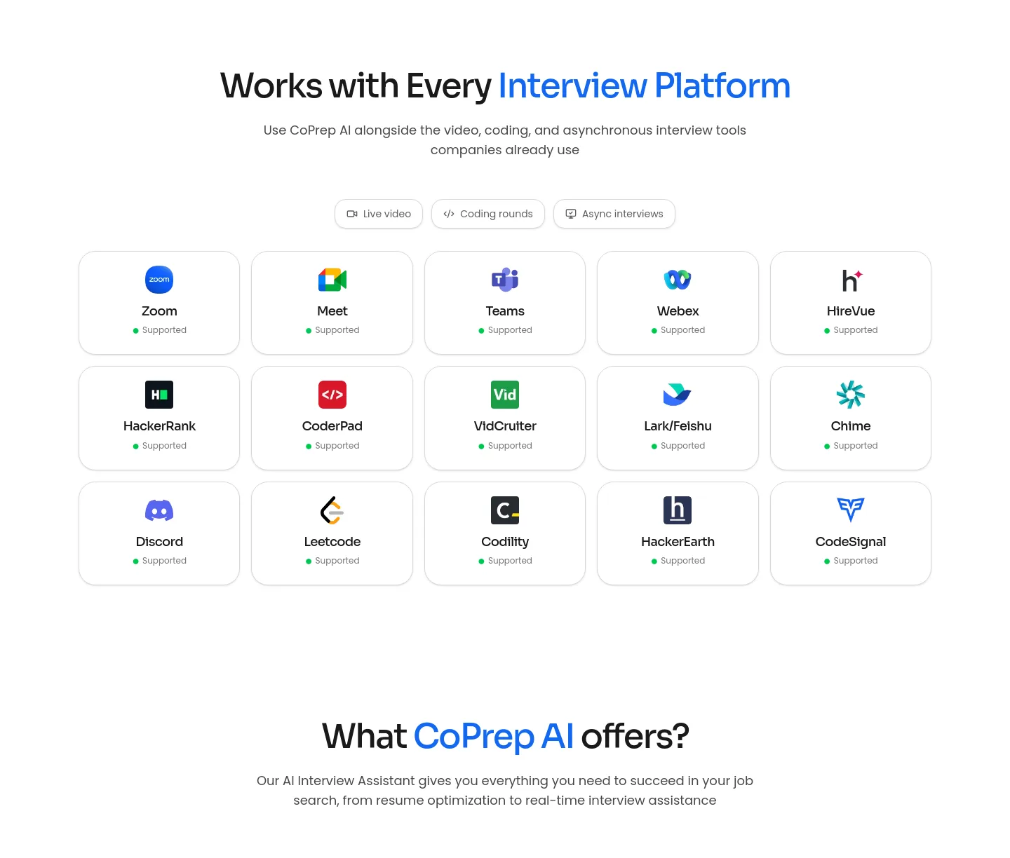 coprep.ai — Logo Wall