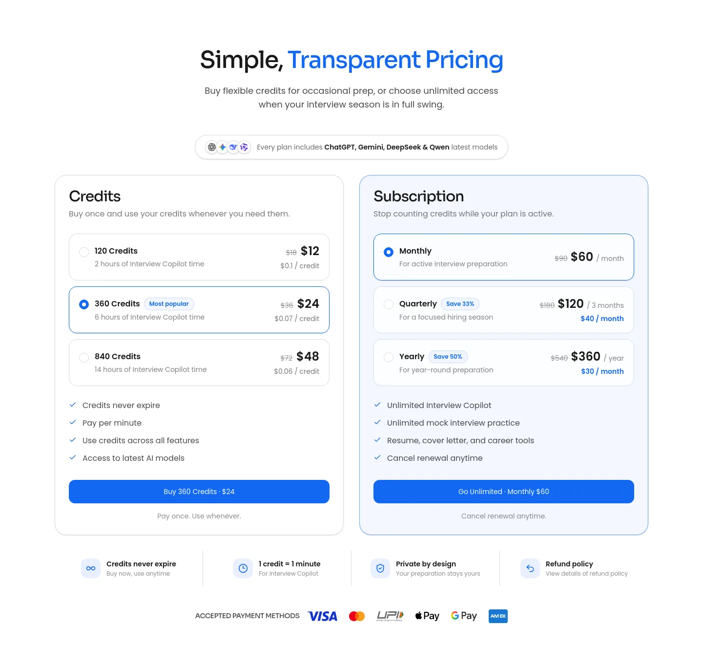 coprep.ai — Pricing