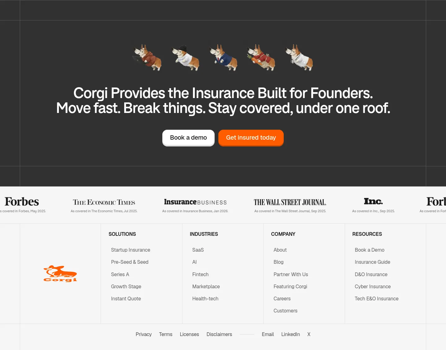 corgi.insure — CTA