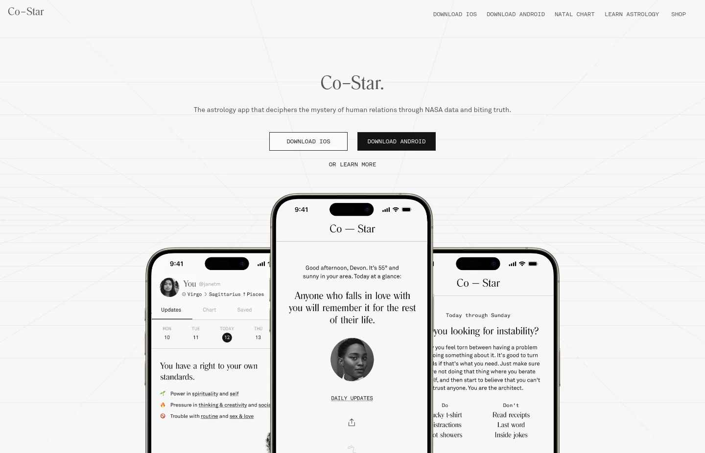 costarastrology.com — Hero