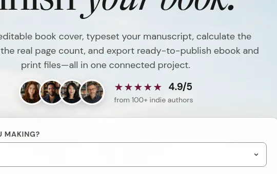 Rating element from coverfairy.com
