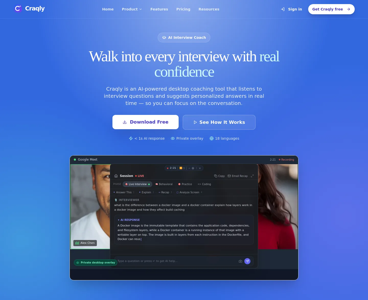 craqly.com Hero section