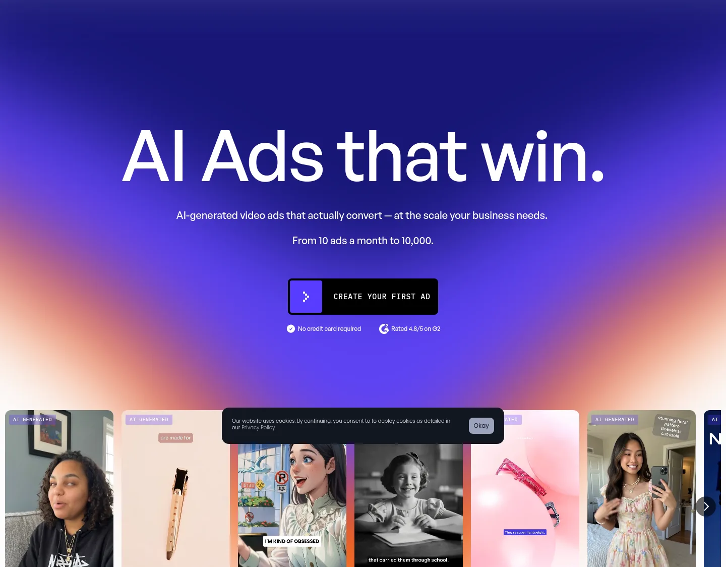 creatify.ai — Hero