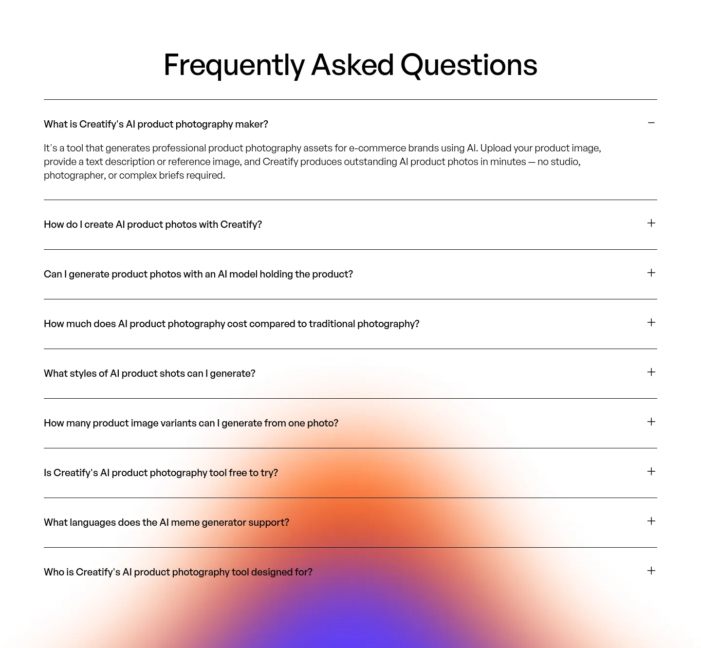 creatify.ai — FAQ