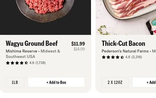 Price anchor element from crowdcow.com
