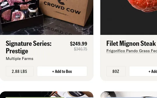 Price anchor element from crowdcow.com