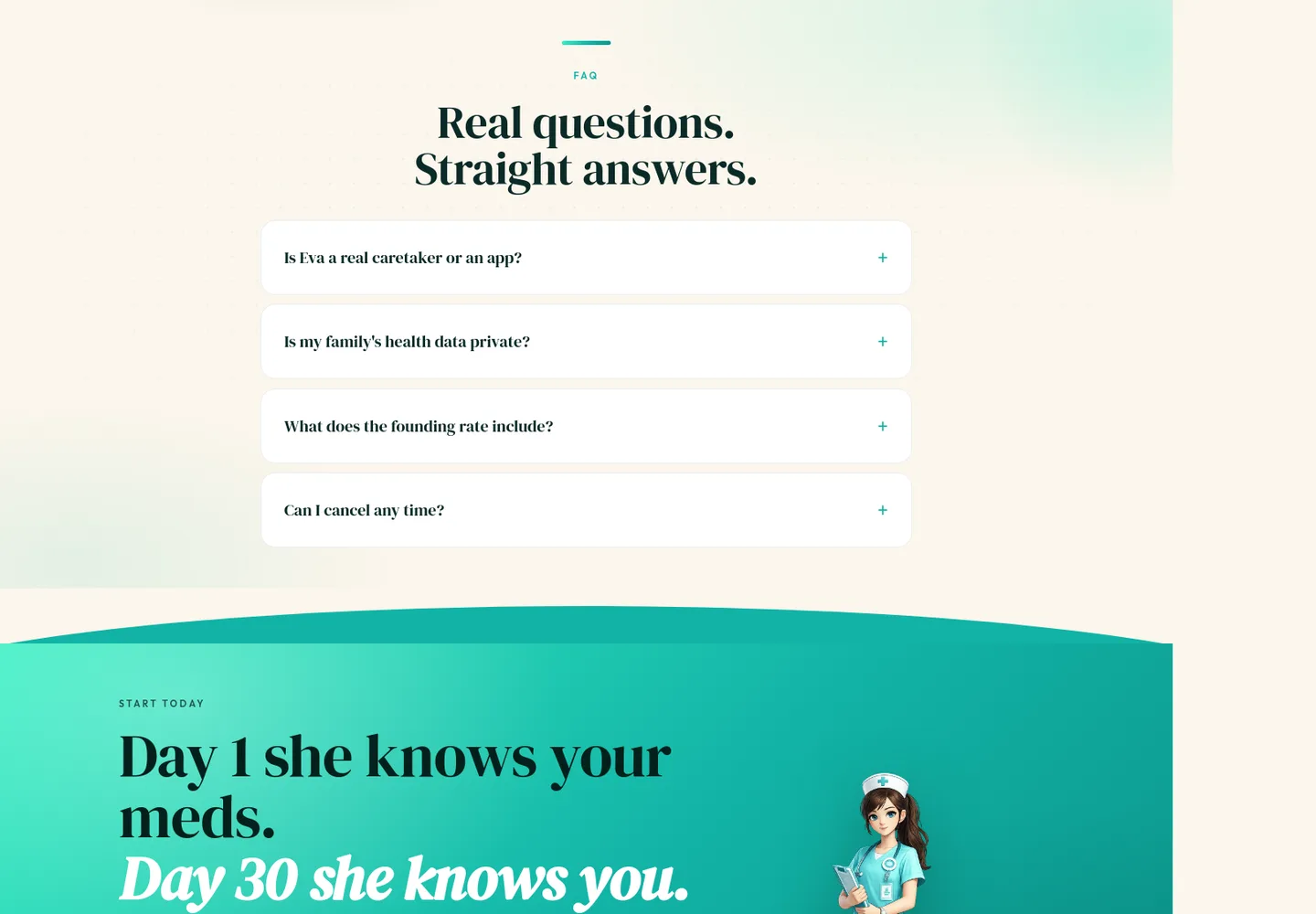 cureva.app — FAQ