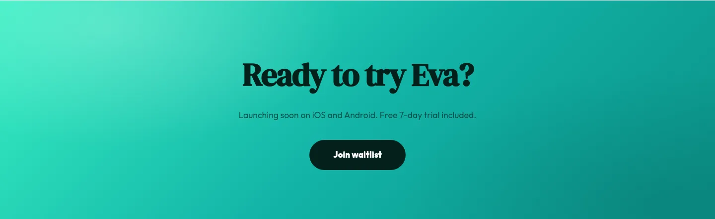 cureva.app — a real CTA section