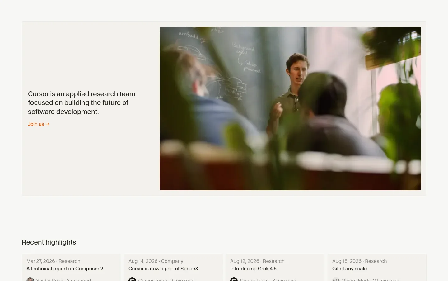 cursor.com — CTA