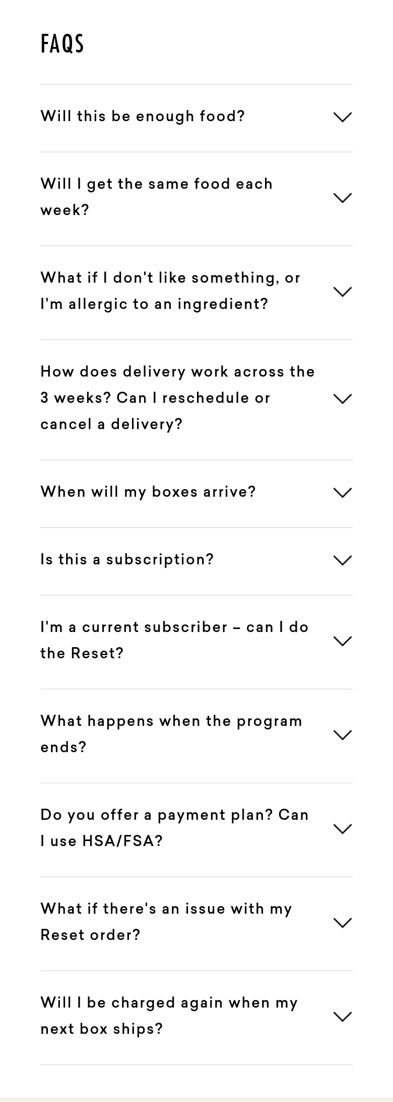 daily-harvest.com — FAQ