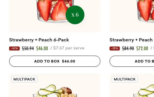 Price anchor element from dailyharvest.com