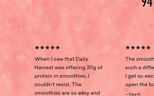 Rating element from dailyharvest.com