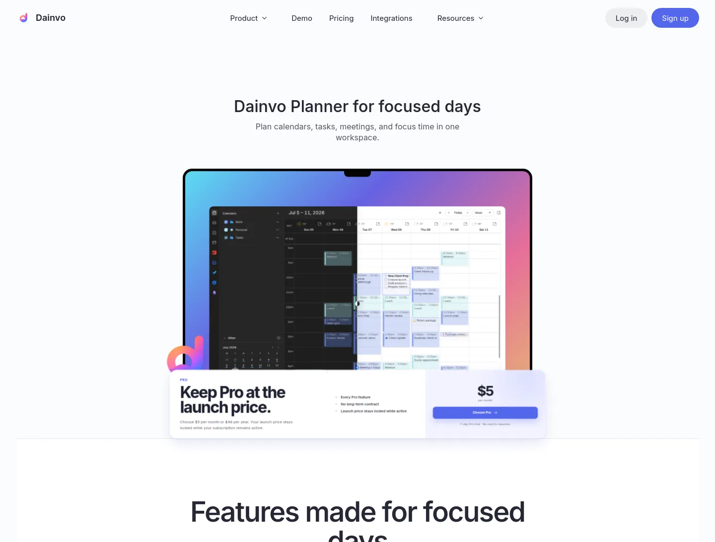 dainvo.com — a measured funnel
