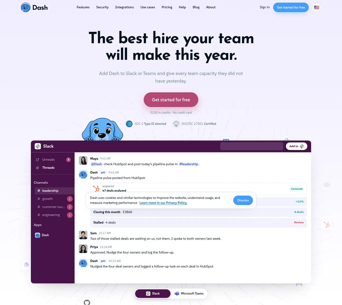 dashpup.ai — Hero