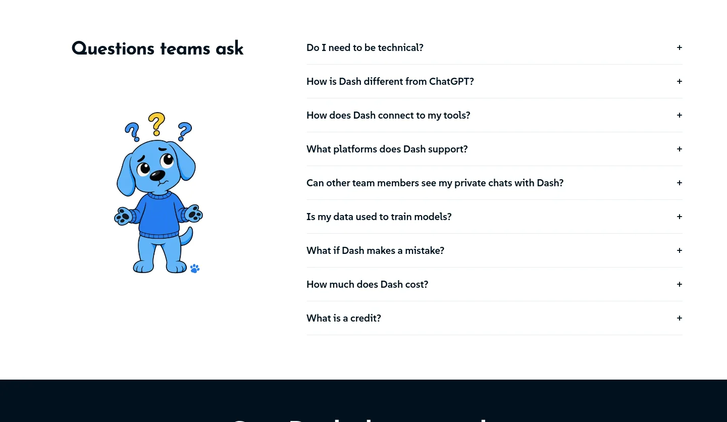 dashpup.ai — FAQ