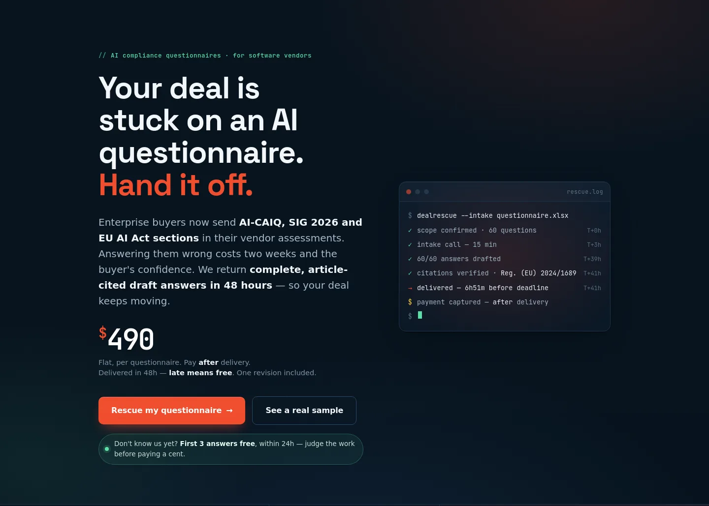 dealrescue.grantmastermind.com — Hero