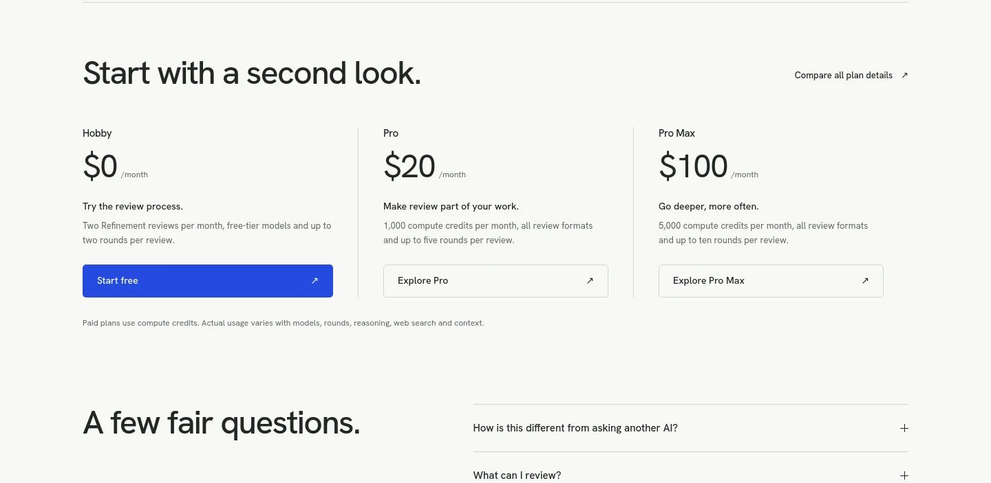 debate.tellodb.com — Pricing