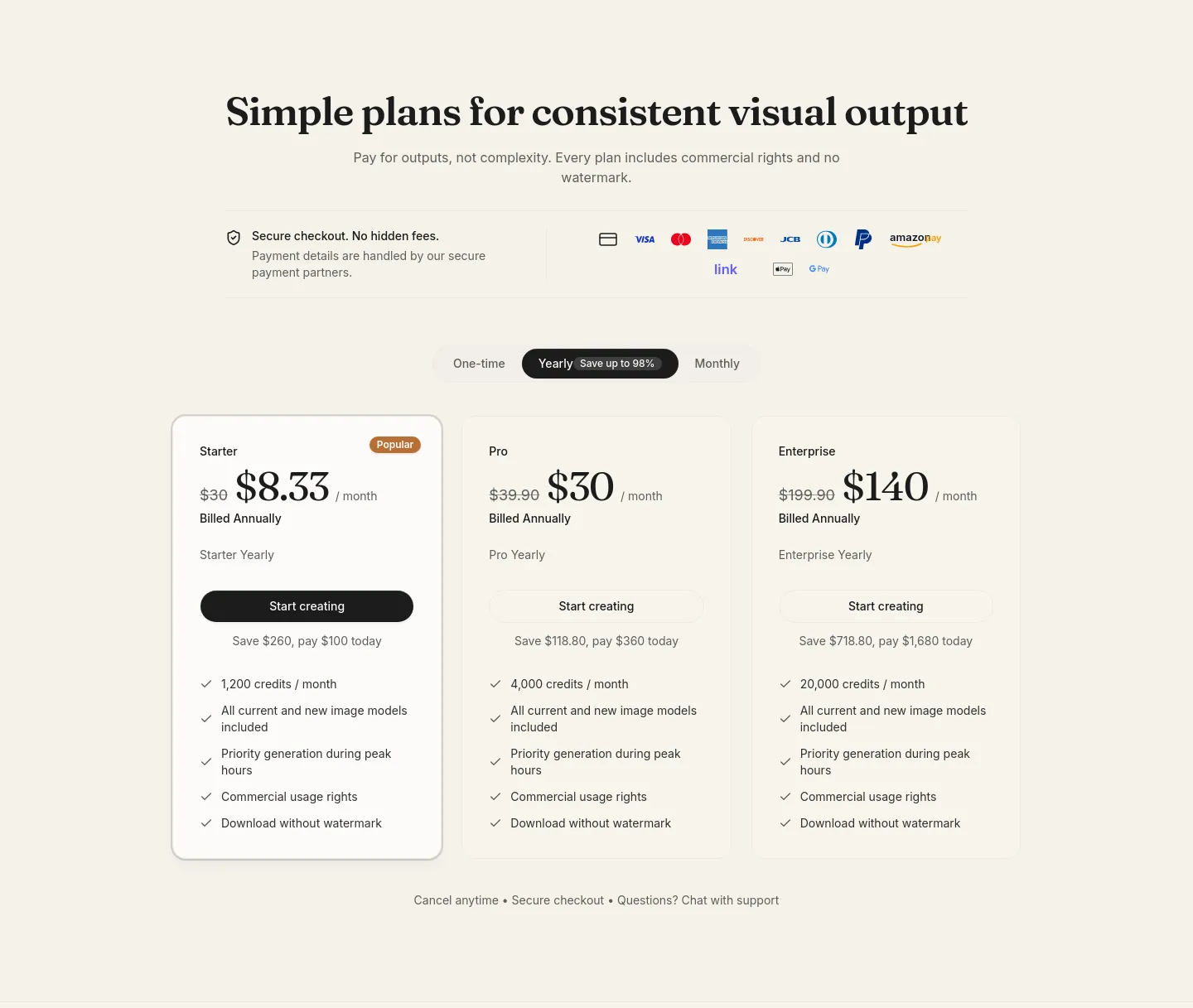 deepkolor.ai — Pricing
