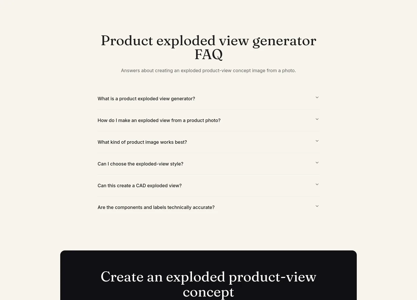 deepkolor.ai — a real FAQ section