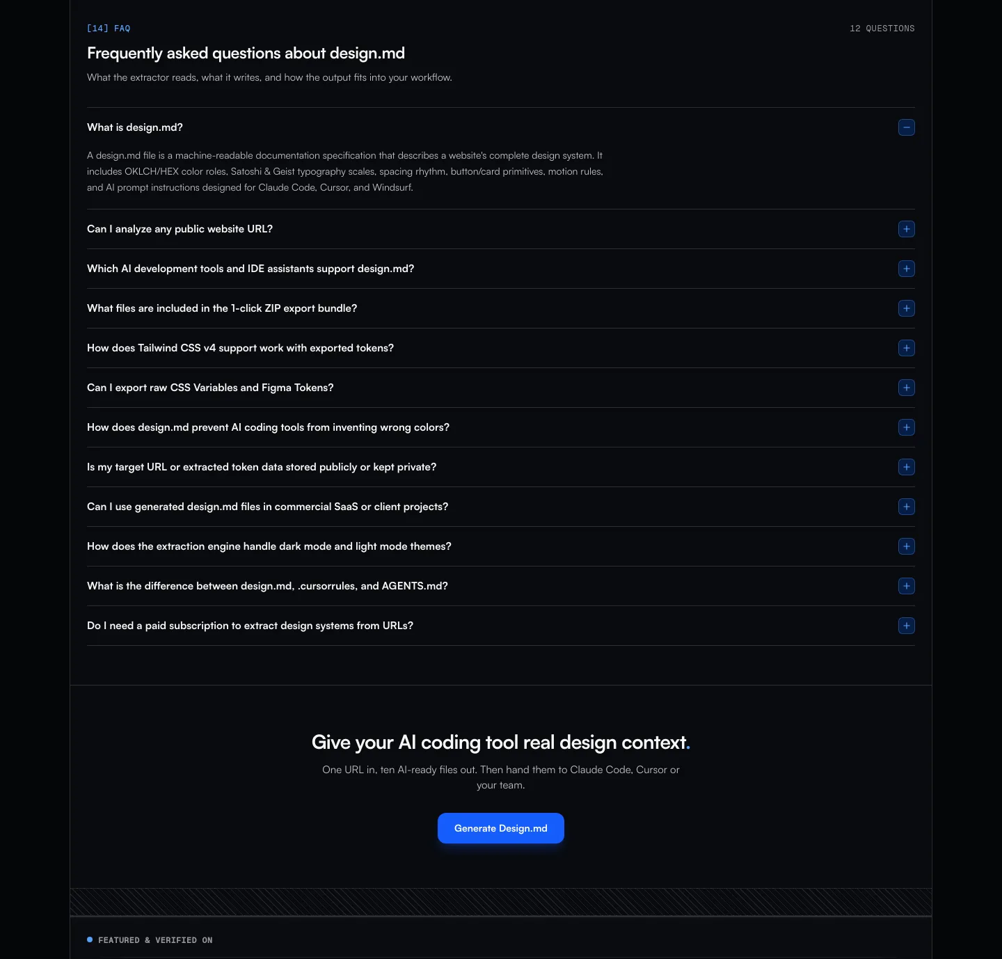 designmd.fun — FAQ