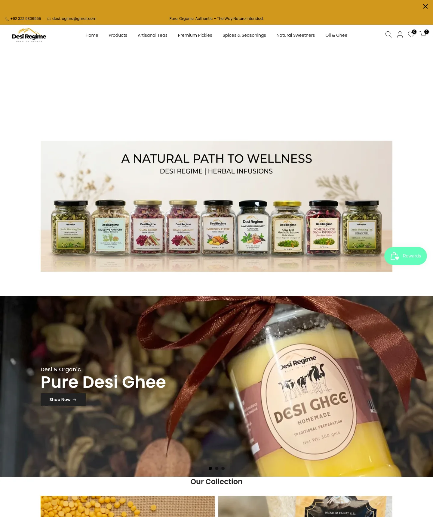 desiregime.pk — a measured funnel