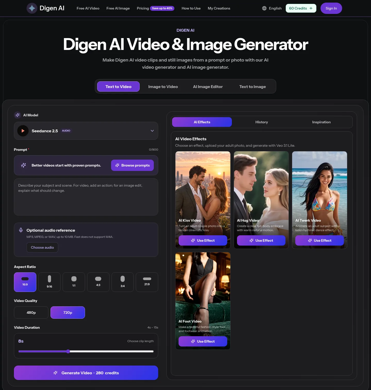 digenai.pro — a measured funnel