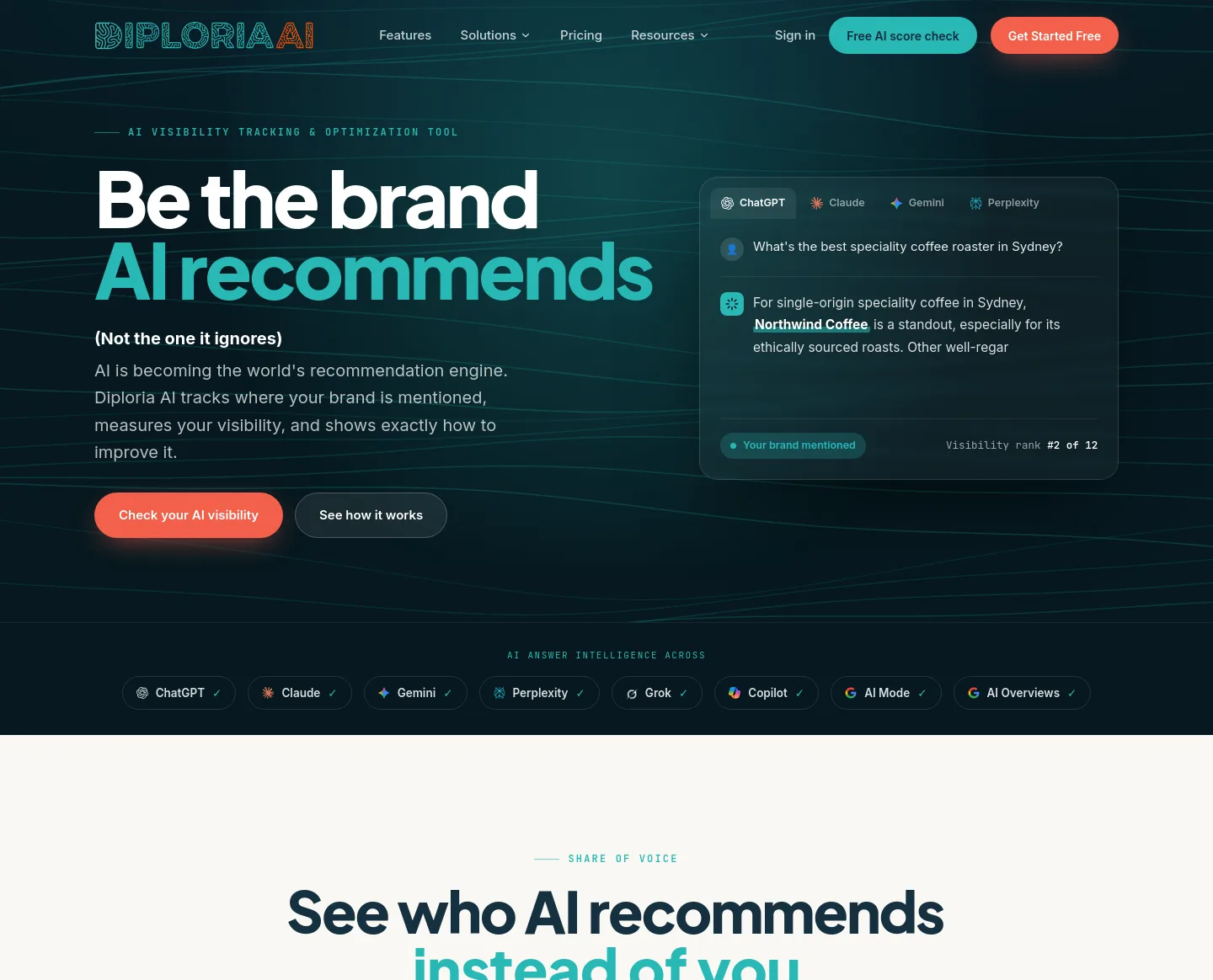 diploria.ai — Hero