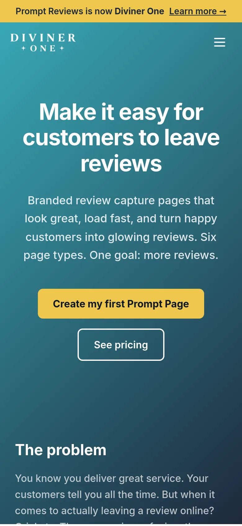 divinerone.com — Hero